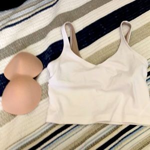 Lululemon tank with shelf built in